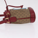 GUCCI Micro GG Supreme Fujiko Pro Shoulder Bag PVC Beige 647801 Auth 211311M-5
