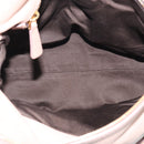 Miu Miu Matelasse Hand Bag Leather 2way Pink Gold Auth 211316M-22