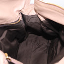 Miu Miu Matelasse Hand Bag Leather 2way Pink Gold Auth 211316M-23