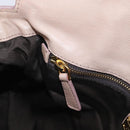 Miu Miu Matelasse Hand Bag Leather 2way Pink Gold Auth 211316M-25