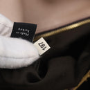 Miu Miu Matelasse Hand Bag Leather 2way Pink Gold Auth 211316M-27
