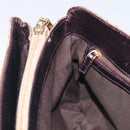 GUCCI GG Canvas Hand Bag Beige Gold 131324 Auth 211317V-22
