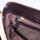 GUCCI GG Canvas Hand Bag Beige Gold 131324 Auth 211317V-23
