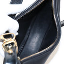 PRADA Arche Shoulder Bag Nylon Leather 2way Black Gold Auth 211320V-24