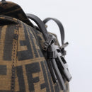 FENDI Zucca Canvas Mamma Baguette Hand Bag Brown Silver 8BR088 Auth 211322V-15