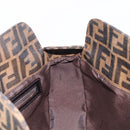 FENDI Zucca Canvas Mamma Baguette Hand Bag Brown Silver 8BR088 Auth 211322V-20