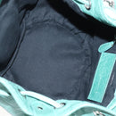 Balenciaga Giant Mini Pom Pom Hand Bag Leather 2way Green 250920 Auth 211331M-21