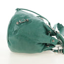 Balenciaga Giant Mini Pom Pom Hand Bag Leather 2way Green 250920 Auth 211331M-5