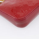 LOUIS VUITTON Vernis Pochette Accessoires Rose Andian M91574 Auth 211332-13