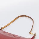 LOUIS VUITTON Vernis Pochette Accessoires Rose Andian M91574 Auth 211332-8