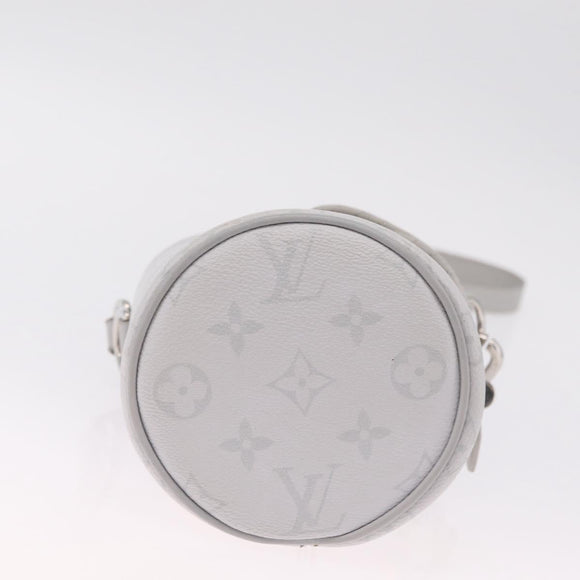 LOUIS VUITTON Monogram White Chalk Nanobag Bag Gray M44631 LV Auth 211334V