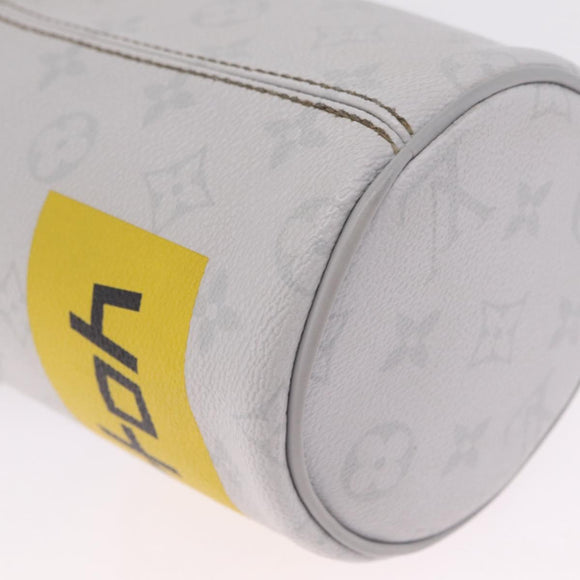 LOUIS VUITTON Monogram White Chalk Nanobag Bag Gray M44631 LV Auth 211334V