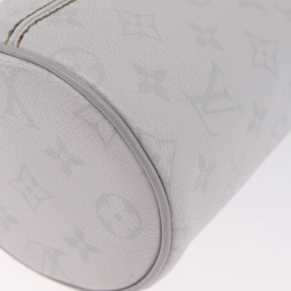 LOUIS VUITTON Monogram White Chalk Nanobag Bag Gray M44631 LV Auth 211334V
