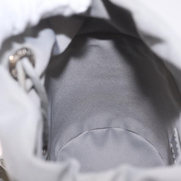 LOUIS VUITTON Monogram White Chalk Nanobag Bag Gray M44631 LV Auth 211334V