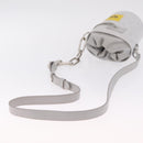 LOUIS VUITTON Monogram White Chalk Nanobag Bag Gray M44631 LV Auth 211334V-7