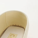 CHANEL Matelasse shoes Lamb Skin 37 Ivory CC Auth 211335M-18