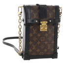 LOUIS VUITTON Monogram Pochette Trunk Vertical Bag M63913 LV Auth 211344M-1