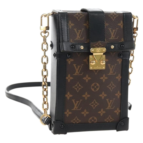 LOUIS VUITTON Monogram Pochette Trunk Vertical Bag M63913 LV Auth 211344M