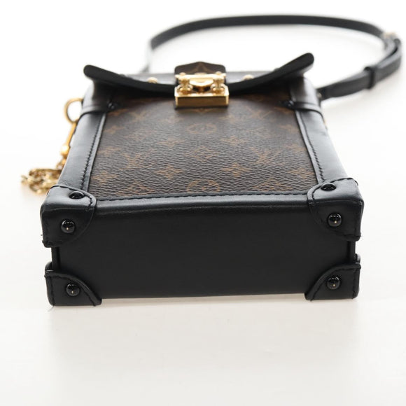 LOUIS VUITTON Monogram Pochette Trunk Vertical Bag M63913 LV Auth 211344M