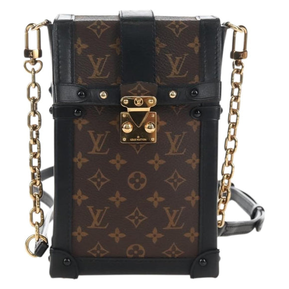 LOUIS VUITTON Monogram Pochette Trunk Vertical Bag M63913 LV Auth 211344M