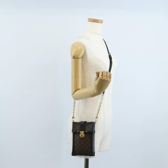 LOUIS VUITTON Monogram Pochette Trunk Vertical Bag M63913 LV Auth 211344M