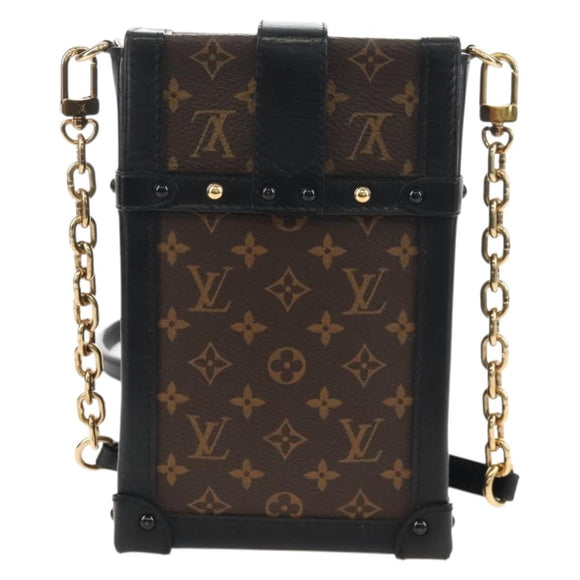 LOUIS VUITTON Monogram Pochette Trunk Vertical Bag M63913 LV Auth 211344M