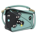 LOEWE Ghibli Spirited Away Soot Sprites Puzzle Bag Mini 2way Green Auth 211345SM-1