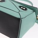 LOEWE Ghibli Spirited Away Soot Sprites Puzzle Bag Mini 2way Green Auth 211345SM-13