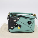 LOEWE Ghibli Spirited Away Soot Sprites Puzzle Bag Mini 2way Green Auth 211345SM-25