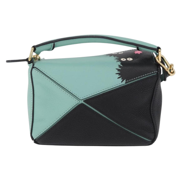 LOEWE Ghibli Spirited Away Soot Sprites Puzzle Bag Mini 2way Green Auth 211345SM