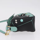 LOEWE Ghibli Spirited Away Soot Sprites Puzzle Bag Mini 2way Green Auth 211345SM-5