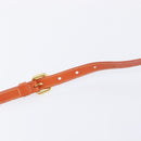 PRADA Tote Bag Nylon 2way Orange Gold Auth 211361A-12