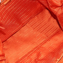 PRADA Tote Bag Nylon 2way Orange Gold Auth 211361A-22