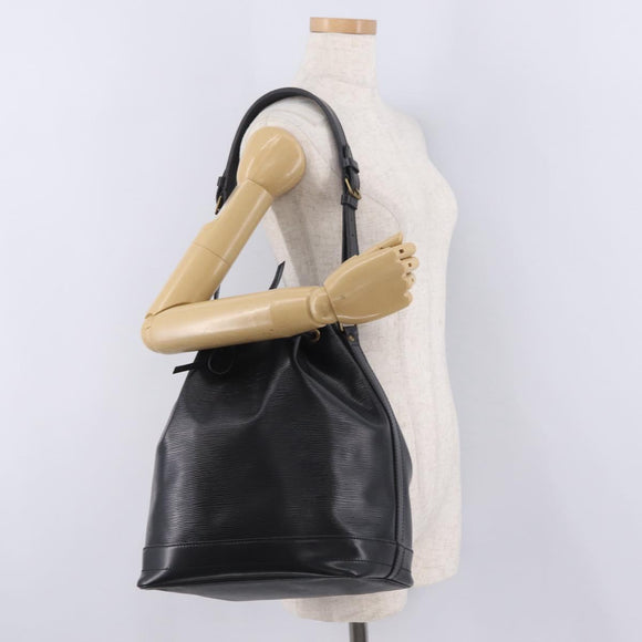 LOUIS VUITTON Epi Noe Shoulder Bag Black M44002 LV Auth 211369V