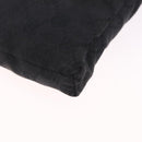 GUCCI GG Canvas Waist Bag Black Silver 28566 Auth 211373V-14