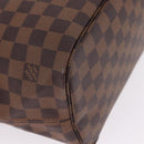 LOUIS VUITTON Damier Ebene Neverfull MM Tote Bag N51105 LV Auth 211374V-12
