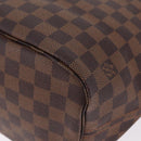 LOUIS VUITTON Damier Ebene Neverfull MM Tote Bag N51105 LV Auth 211374V-13