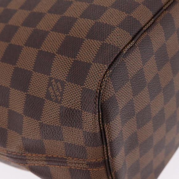 LOUIS VUITTON Damier Ebene Neverfull MM Tote Bag N51105 LV Auth 211374V