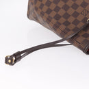 LOUIS VUITTON Damier Ebene Neverfull MM Tote Bag N51105 LV Auth 211374V-16