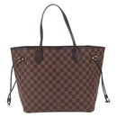 LOUIS VUITTON Damier Ebene Neverfull MM Tote Bag N51105 LV Auth 211374V-2