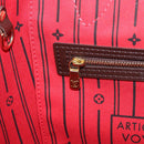 LOUIS VUITTON Damier Ebene Neverfull MM Tote Bag N51105 LV Auth 211374V-27