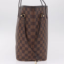 LOUIS VUITTON Damier Ebene Neverfull MM Tote Bag N51105 LV Auth 211374V-5