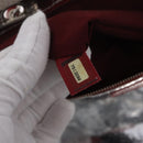 CHANEL Choco Bar Chain Shoulder Tote Bag Canvas Ivory Silver CC Auth 211378V-20
