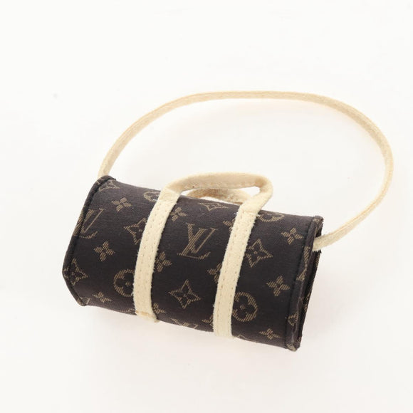 LOUIS VUITTON Groom Bellboy Stuffed Cotton Dark Brown LV Auth 211380M