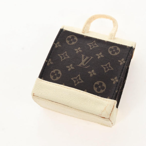 LOUIS VUITTON Groom Bellboy Stuffed Cotton Dark Brown LV Auth 211380M