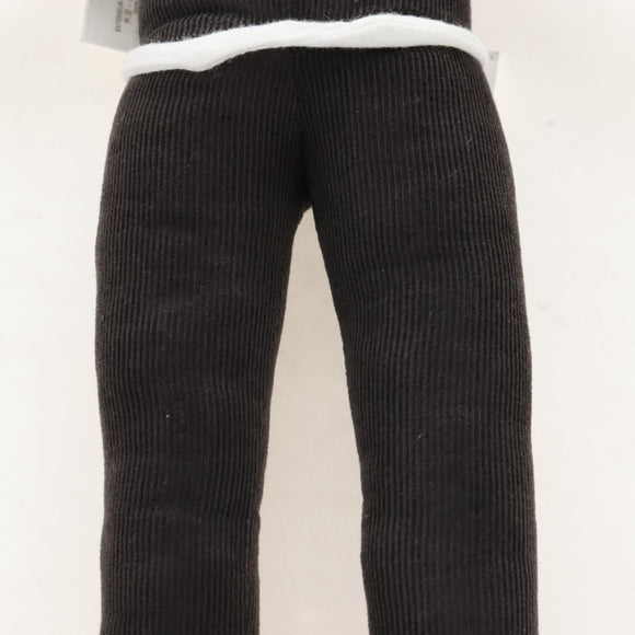 LOUIS VUITTON Groom Bellboy Stuffed Cotton Dark Brown LV Auth 211380M