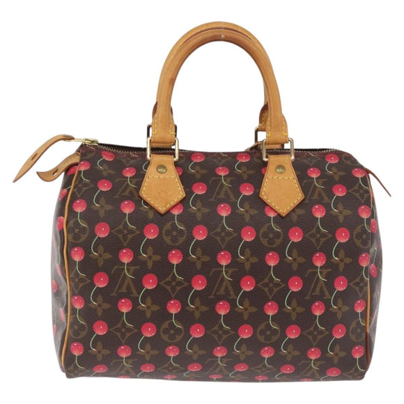 LOUIS VUITTON Monogram Cherry Speedy 25 Hand Bag M95009 LV Auth 211382SAV