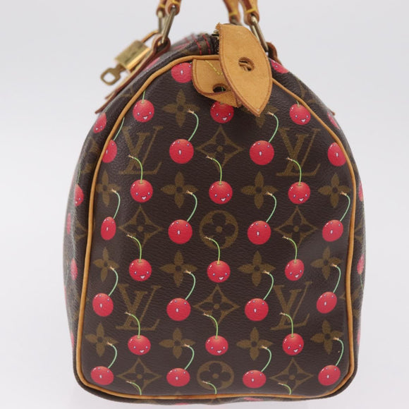 LOUIS VUITTON Monogram Cherry Speedy 25 Hand Bag M95009 LV Auth 211382SAV