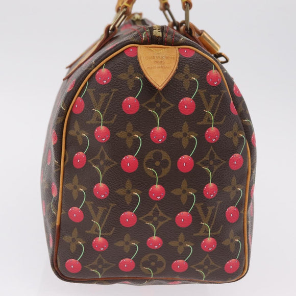 LOUIS VUITTON Monogram Cherry Speedy 25 Hand Bag M95009 LV Auth 211382SAV