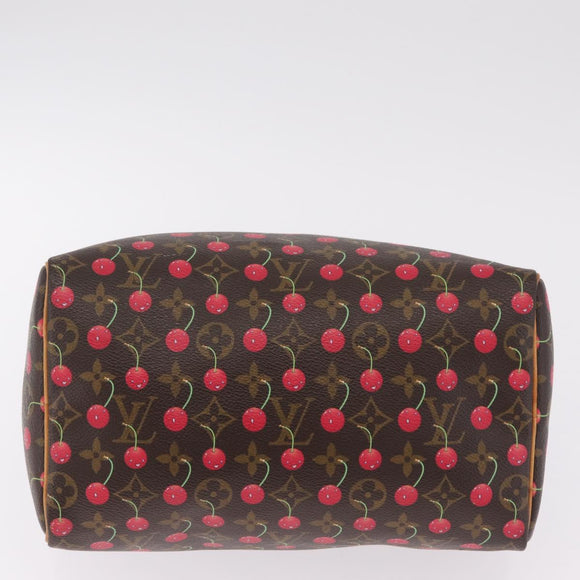 LOUIS VUITTON Monogram Cherry Speedy 25 Hand Bag M95009 LV Auth 211383SAV